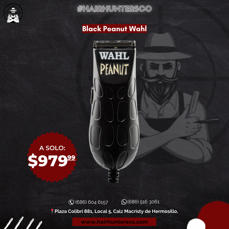 WAHL PEANUT BLACK MARCADORA