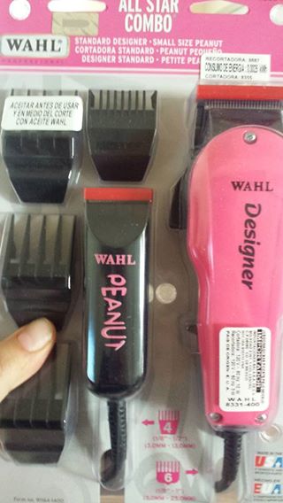 COMBO ALL STAR WAHL DESIGNER + PEANUT ROSA