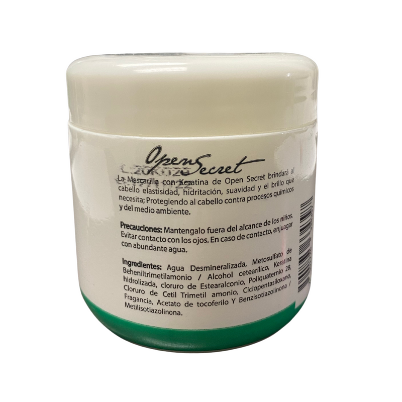 MASCARILLA KERATINA Y VITAMINA E 226gr OPEN SECRET