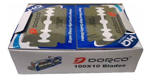 Caja de 1000 Navajas de doble Filo - Dorco Azul ST-300